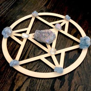 Large Wooden Star Grid